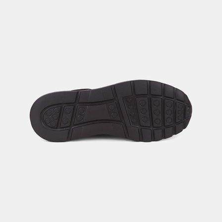 Erkek Acı Kahve Bağcıklı Süet Detaylı Deri Sneaker