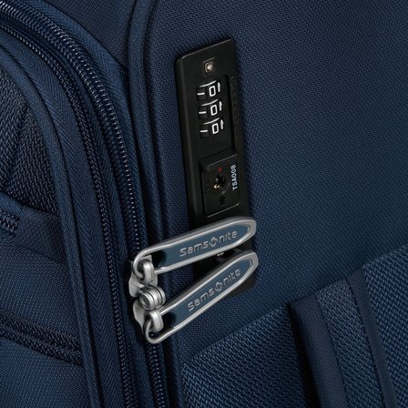 Samsonite GoTwist Spinner Lacivert 55/20 Körüklü Kabin Boy Valiz