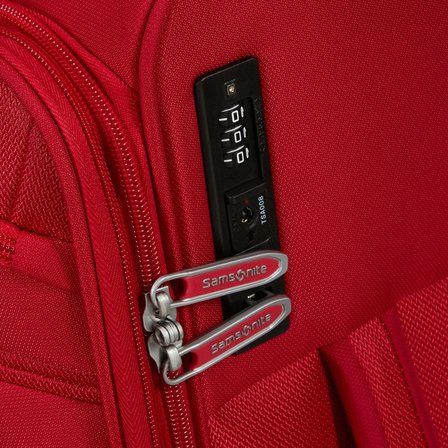 Samsonite GoTwist Spinner Kırmızı 55/20 Körüklü Kabin Boy Valiz