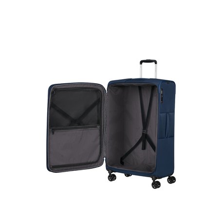 Samsonite GoTwist Spinner Lacivert 78/29 Körüklü Büyük Boy Valiz