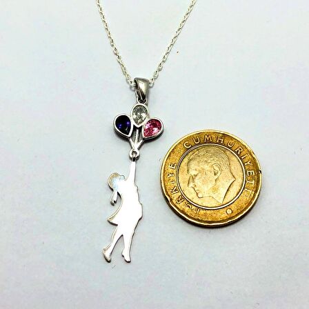 Balon Model Kadın Kolye