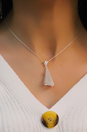 Lüle Model Elişçiliği Telkari Gümüş Kadın Kolye