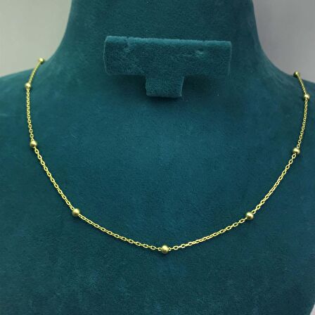 Yeni Toplu Model Altın Kaplama Kadın Gümüş Zincir