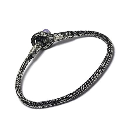 1000 Ayar Kazaziye Gümüş Bileklik (Unisex)