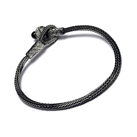 1000 Ayar Kazaziye Gümüş Bileklik (Unisex)