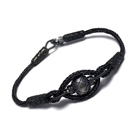 1000 Ayar Kazaziye Gümüş Bileklik (Unisex)