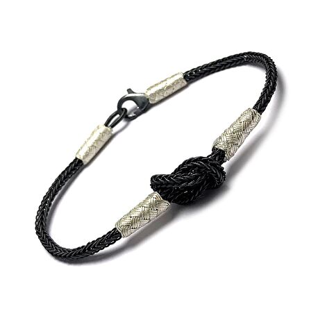 1000 Ayar Kazaziye Gümüş Bileklik (Unisex)