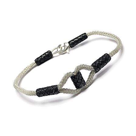 1000 Ayar Kazaziye Gümüş Bileklik (Unisex)