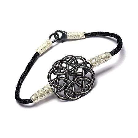 1000 Ayar Kazaziye Gümüş Bileklik (Unisex)