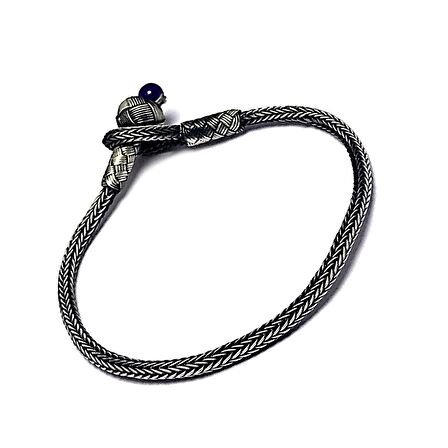 1000 Ayar Kazaziye Gümüş Bileklik (Unisex)
