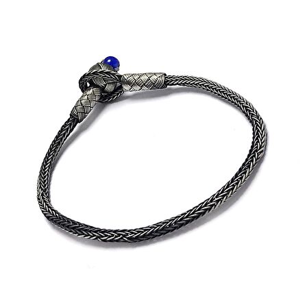 1000 Ayar Kazaziye Gümüş Bileklik (Unisex)