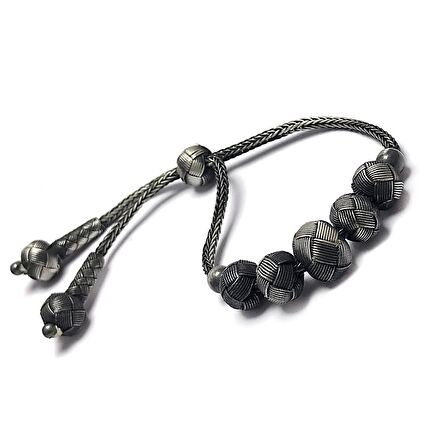1000 Ayar Kazaziye Gümüş Bileklik (Unisex)