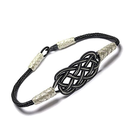 1000 Ayar Kazaziye Gümüş Bileklik (Unisex)