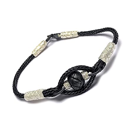 1000 Ayar Kazaziye Gümüş Bileklik (Unisex)