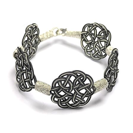 1000 Ayar Kazaziye Gümüş Bileklik (Unisex)