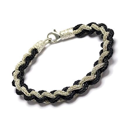 1000 Ayar Kazaziye Gümüş Bileklik (Unisex)