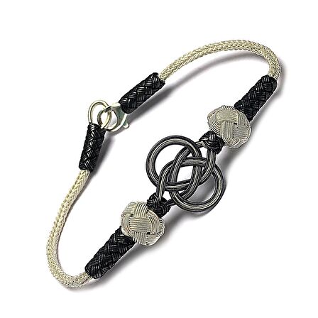 1000 Ayar Kazaziye Gümüş Bileklik (Unisex)