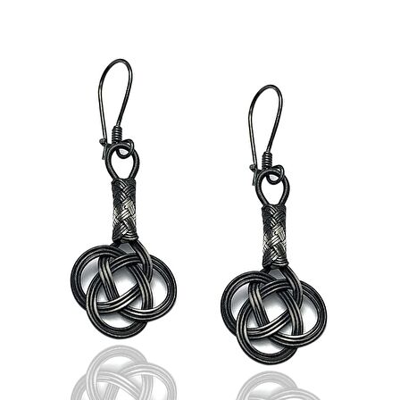 1000 Ayar Kazaziye Kadın Gümüş Küpe