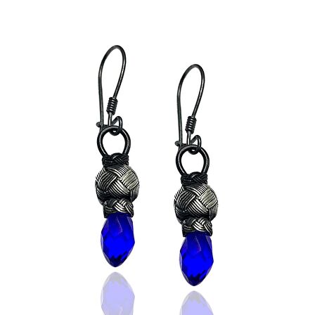 1000 Ayar Kazaziye Kadın Gümüş Küpe