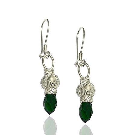 1000 Ayar Kazaziye Kadın Gümüş Küpe