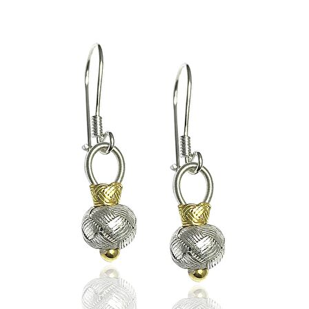 1000 Ayar Kazaziye Kadın Gümüş Küpe