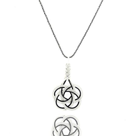 1000 Ayar Kazaziye Kadın Gümüş Kolye