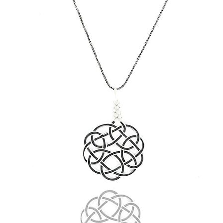 1000 Ayar Kazaziye Kadın Gümüş Kolye