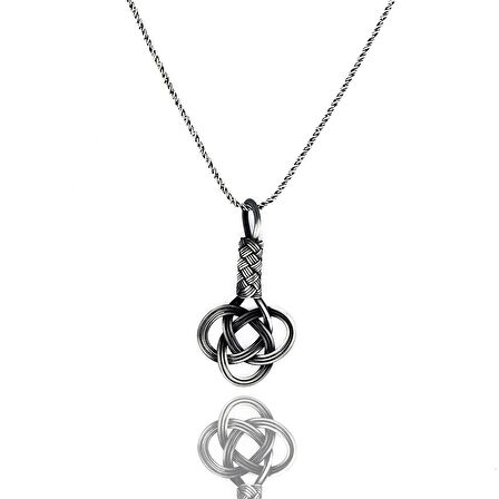 1000 Ayar Kazaziye Kadın Gümüş Kolye