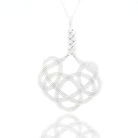 1000 Ayar Kazaziye Kadın Gümüş Kolye