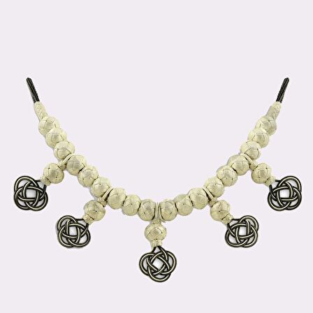 1000 Ayar Kazaziye Kadın Gümüş Kolye