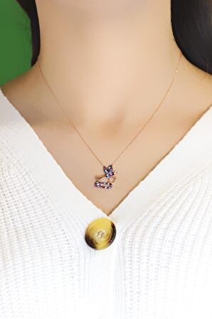 Güvercin Model Hayalet Gümüş Kolye