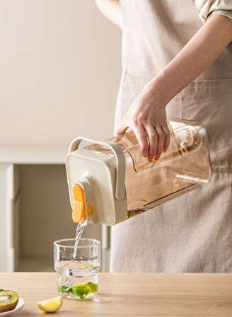 Pinmoo Prachic Sebil- Detoks, Kokteyl, Sunum 2,3 lt  Bej