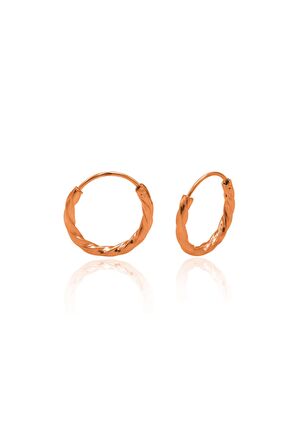 Dorika Model Halka Gümüş Küpe 14-mm 201020864