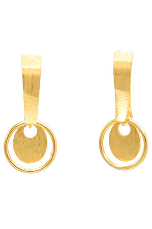 Sallantılı 925 Ayar Gümüş Modern Küpe 201021882