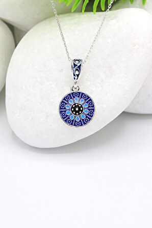 Mardin Hasırı 925 Ayar Gümüş Kolye 201022001