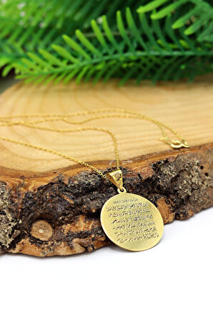 Ayet-El Kürsü 925 Ayar Gümüş Kolye 201022009