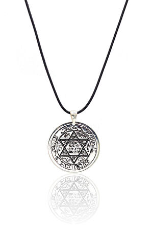 Hz. Süleyman Mührü El İşçilikli 925 Ayar Gümüş Kolye 201022568