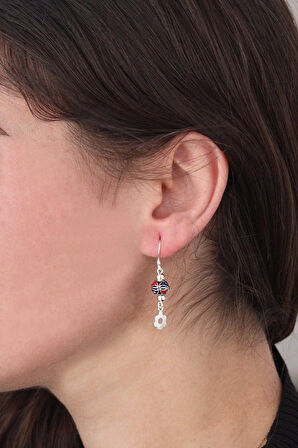 Yonca Yöresel Desen 925 Ayar Gümüş Kadın Küpe 201022865