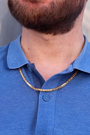 Zirkon Taşlı Altın Kaplama 925 Ayar Gümüş Zincir Kolye 201023125