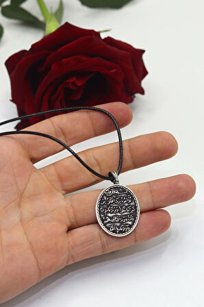 Felak Suresi 925 Ayar Gümüş Erkek Kolye 201023625