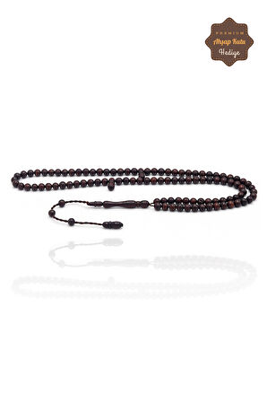 Koyu Kahve Renkli 5 mm 99'luk Kuka Namaz Tesbihi 201023765