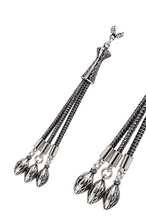 Sallantılı Kaftan Model 925 Ayar Gümüş Tesbih Püsükülü 201024404