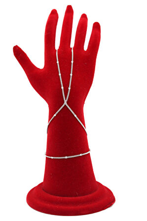 Ezme Top Dorika Model Hayalet Şahmaran Gümüş Bileklik 201024425