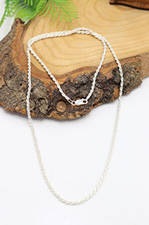 Burma Model 925 Ayar Gümüş Kadın Zincir Kolye 201024439