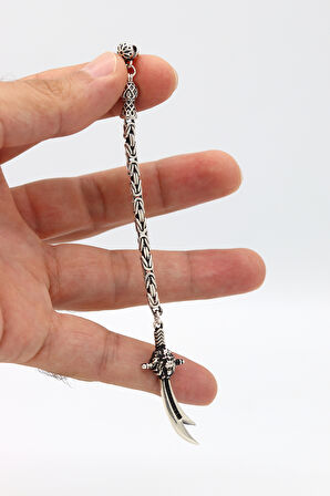 Zülfikar Aslan Model 925 Ayar Gümüş Tesbih Püsükülü 201024471