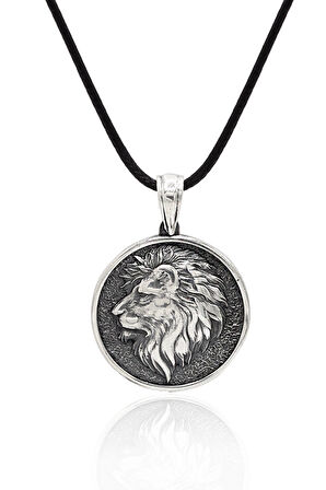 Aslan Tasarım 925 Ayar Gümüş Erkek Kolye 201024601