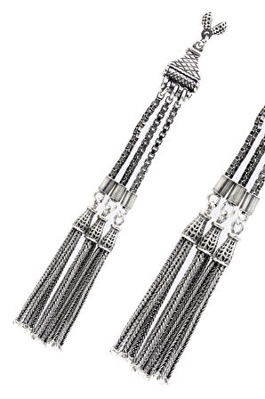 Üçlü Süpürge Model 925 Ayar Gümüş Tesbih Püsükülü 201024616