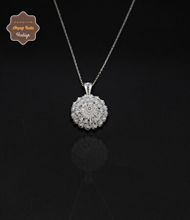 3 Sıra Bereket Model 925 Ayar Saf Gümüş Telkari Kadın Kolye 201024643