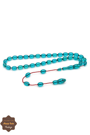 Su Mavisi Arpa Kesim Özel Sistem Ateş Kehribar Tesbih 201024760