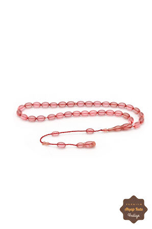 Gül Rengi Arpa Kesim Özel Sistem Ateş Kehribar Tesbih 201024764